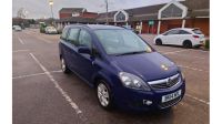 2014 Vauxhall, Zafira, Mpv, Manual, 1686 (Cc), 5 Doors Spares or Repair