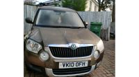 2010 Skoda Yeti 4x4 SCR 2.0 TDI Spare or Repair