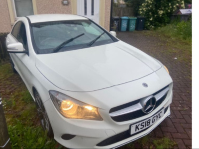 2018 Mercedes-Benz, Cla, Semi-Auto, 2143 (cc), 4 Doors, Repair, Spare